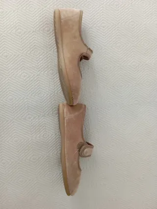 Merceditas terciopelo beige