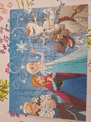2 Puzzles Frozen de 48 piezas
