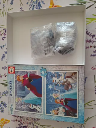 2 Puzzles Frozen de 48 piezas