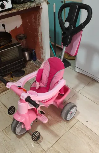 Triciclo rosa para niñas