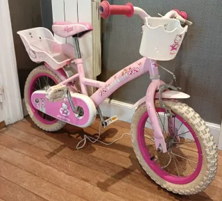 Bicicleta Hello Kitty rosa 12"