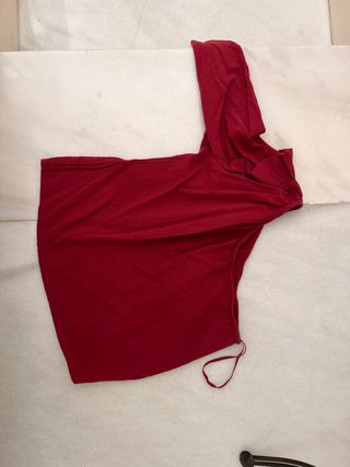 Blusa Renatta & Go 1 manga burdeos talla única