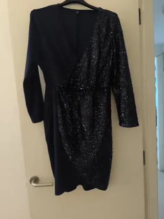 Vestido fiesta lentejuelas Shein Talla 0XL