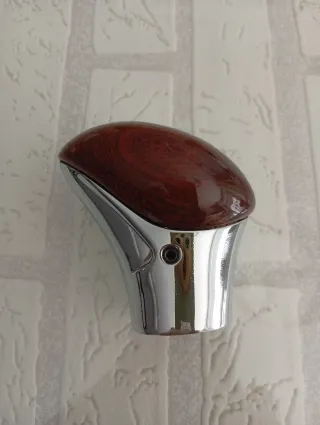 Pomo Palanca Cambios MOMO Madera Cromado