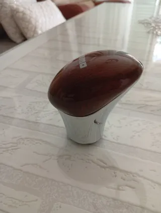 Pomo Palanca Cambios MOMO Madera Cromado