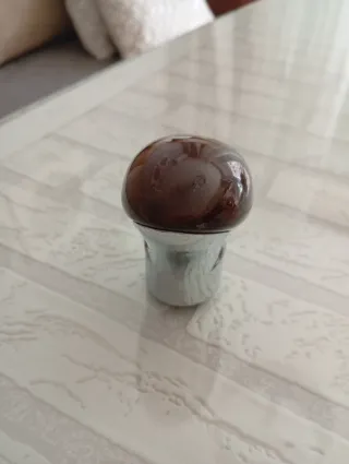 Pomo Palanca Cambios MOMO Madera Cromado