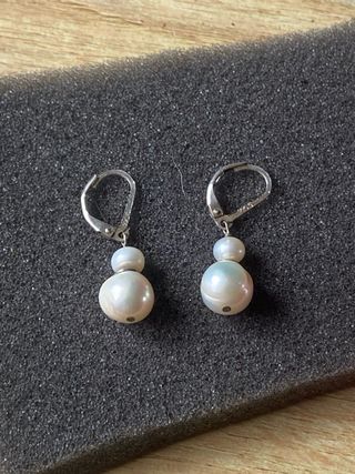 Pendientes Perlas Barrocas Plata