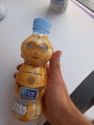 Lote 8 botellas agua Star Wars Font Vella