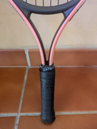 Raqueta de tenis infantil rosa