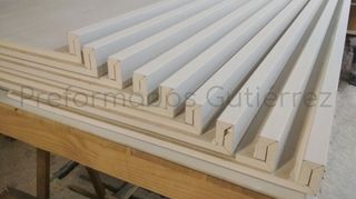 Piezas de Pladur (yeso laminado) a medida