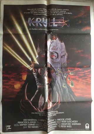 Cartel de cine Krull