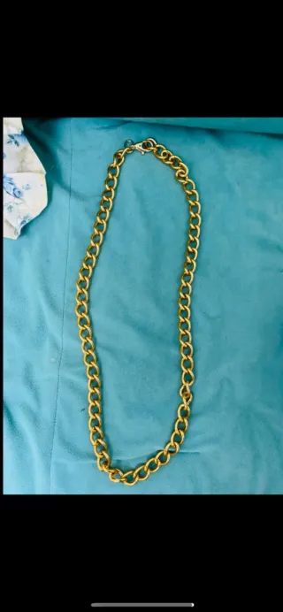 Collana catena dorata vintage