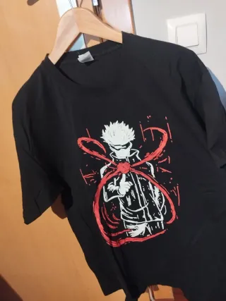 Camiseta Anime Jujutsu Kaisen Negra