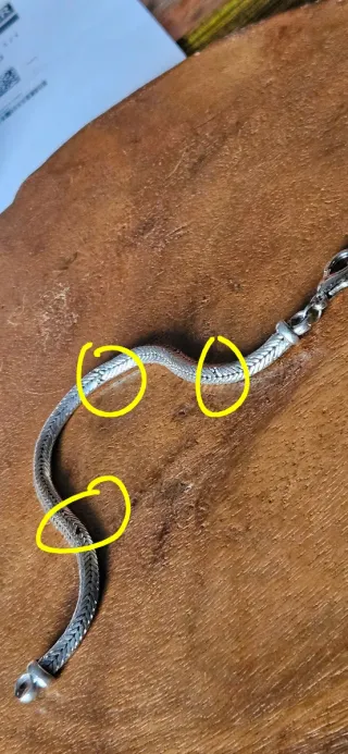 Bracciale snake in argento