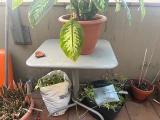 2 Tavoli da giardino in metallo TUNHOLMEN. 2x70€