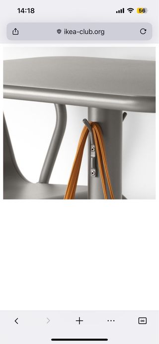 2 Tavoli da giardino in metallo TUNHOLMEN. 2x70€