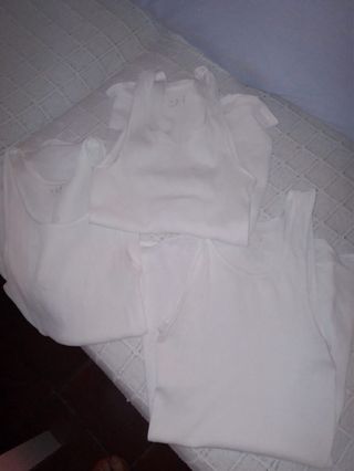 Camisetas de tirantes blancas