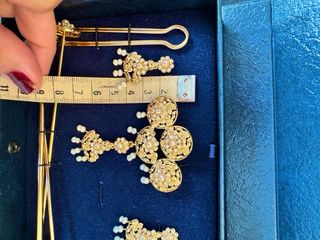 Aderezo Fallera Infantil Oro y Blanco