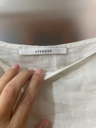 Blusa Uterqüe Lino Talla S