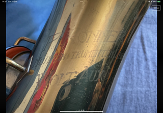 P. Ronner True Tone Sax Tenore Vintage