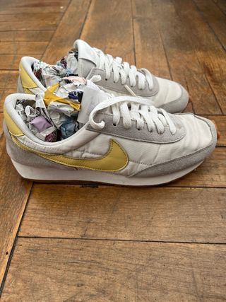 Zapatillas Nike Air Tailwind 79 Blancas y Amarilla