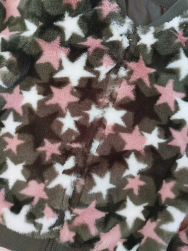 Chaqueta pelo niña estrellas