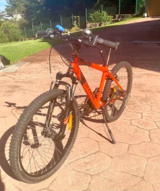 Bicicleta Rockrider 500 24 Naranja