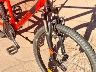 Bicicleta Rockrider 500 24 Naranja