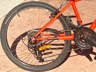 Bicicleta Rockrider 500 24 Naranja