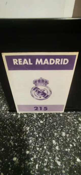 Cromo antiguo de fútbol