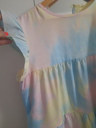 Vestido estampado tie-dye
