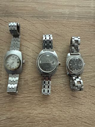Lote 3 Relojes Citizen Colección