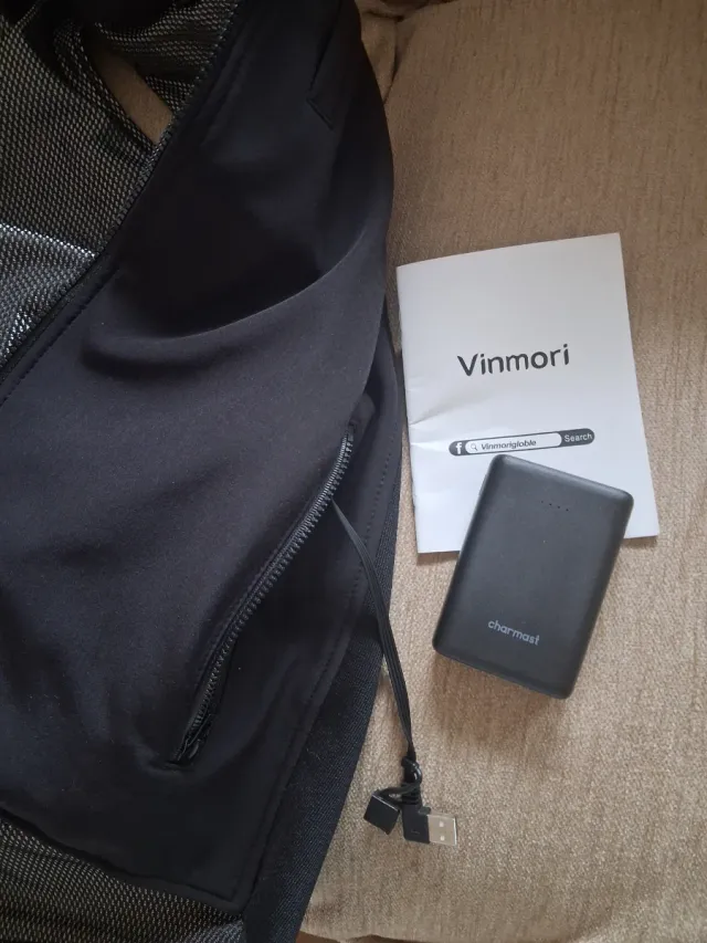 Chaleco Calefactor Vinmon Negro