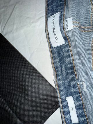 Pantaloni Calvin Klein Jeans Blu
