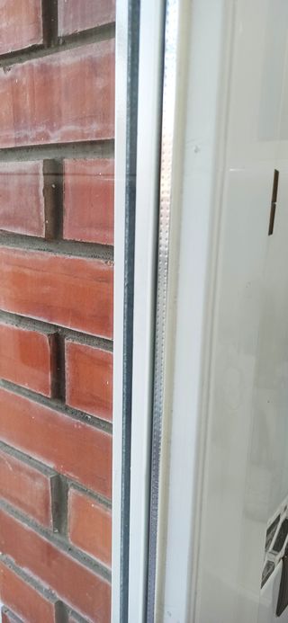Puerta exterior madera lacada