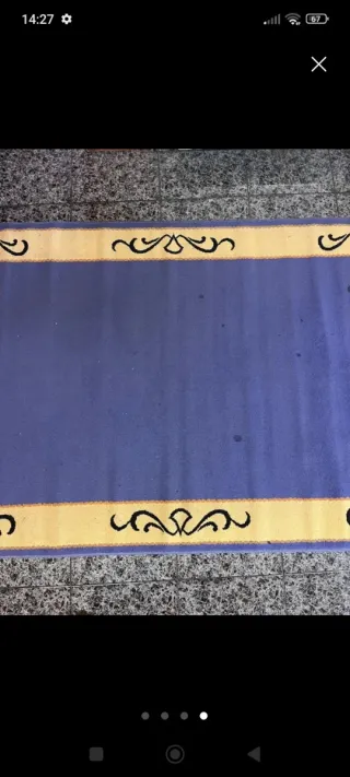 Alfombra azul 0Ferton 30€
