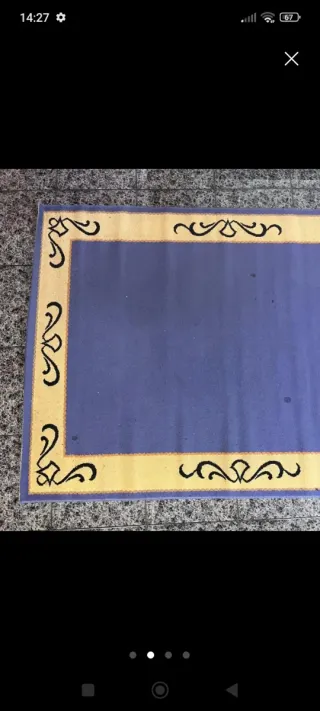 Alfombra azul 0Ferton 30€
