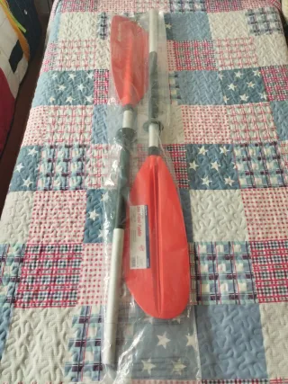 Remo para kayak rojo