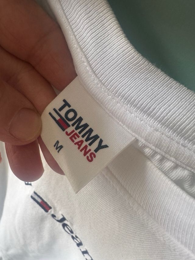 T-shirt Tommy Jeans bianca