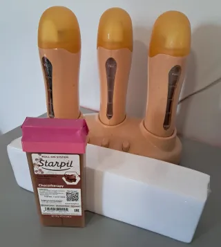 Fusor de cera tibia triple.