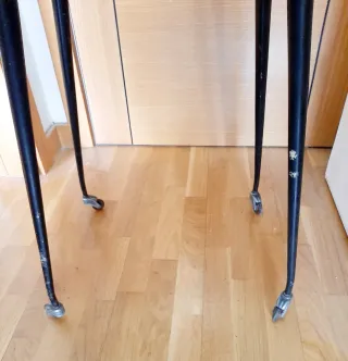 Mesa TV Antigua Años 50 Negra