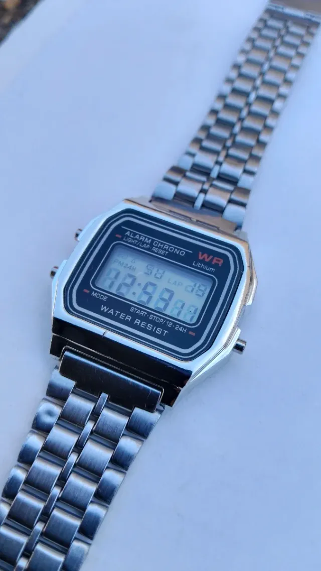 Reloj Digital Metálico f91w WR