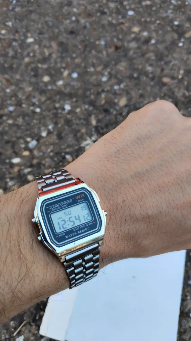 Reloj Digital Metálico f91w WR