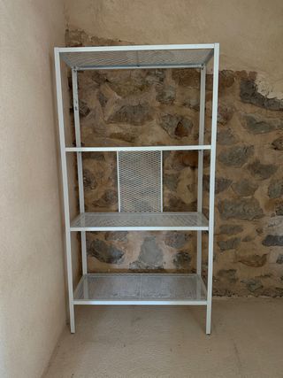 Estantería Metálica Blanca Ikea Baggebo