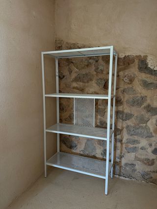 Estantería Metálica Blanca Ikea Baggebo
