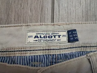 Pantaloni 5 tasche beige