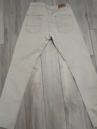 Pantaloni 5 tasche beige