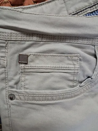 Pantaloni 5 tasche beige