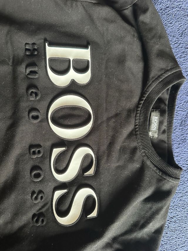 Felpa Hugo Boss Nera Uomo