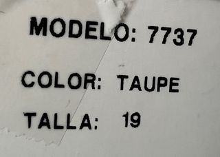 Patucos de bebé Bayón talla 19